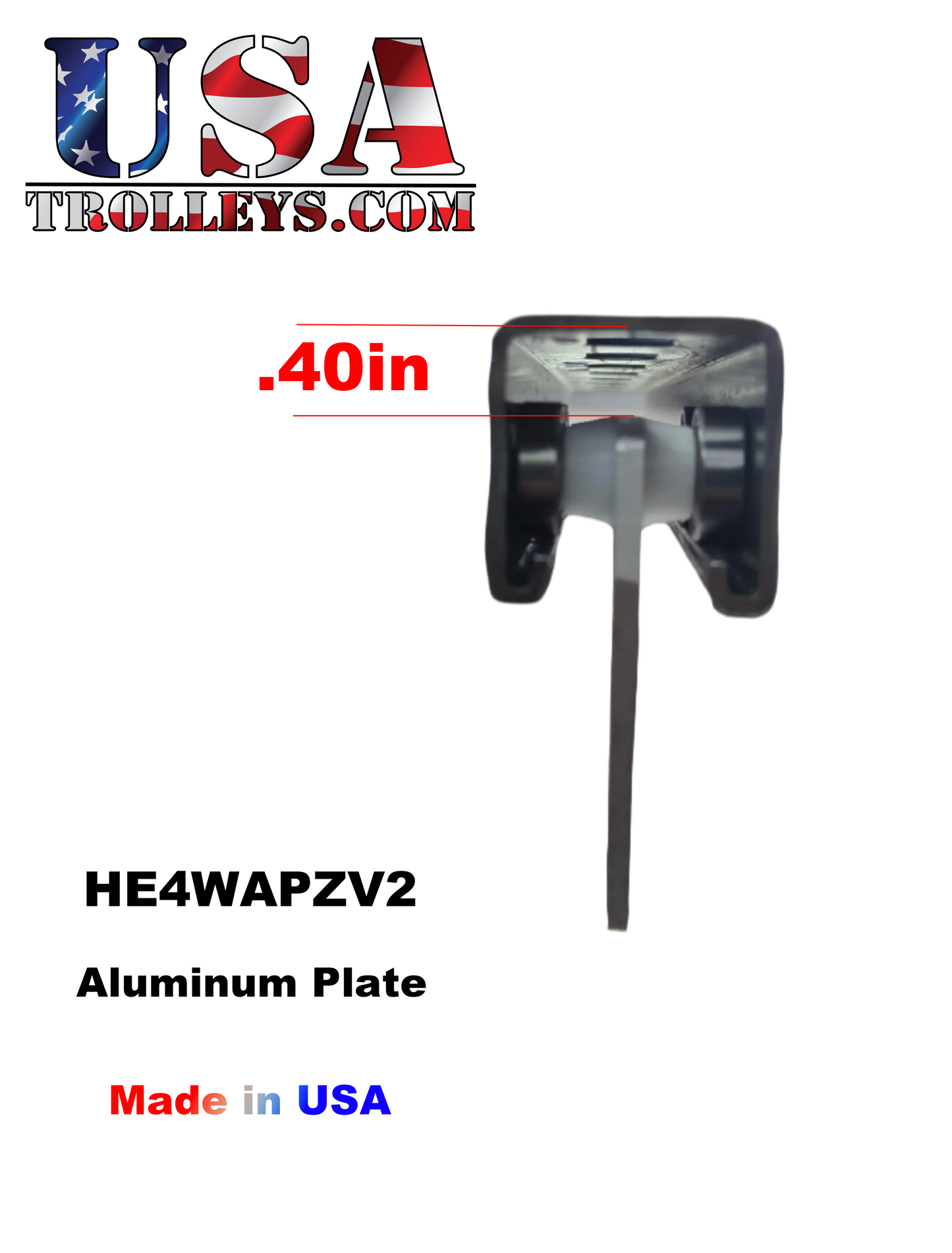 1-5/8" 4 Wheel Heavy Duty Metal Frame Strut Channel Trolley