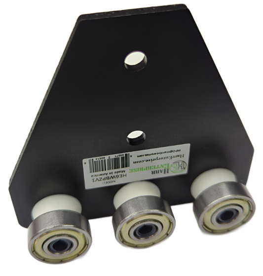 1-5/8" 6 Wheel Black Heavy Duty Metal Frame Strut Channel Trolley