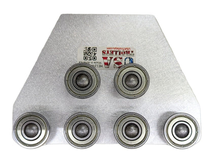 1-5/8" 12 Wheel Heavy Duty Metal Frame Strut Channel Trolley V2