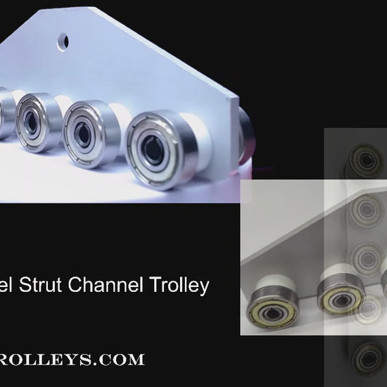 USA Trolleys - 10 Wheel Unistrut / Superstrut Trolley Product Specification Video